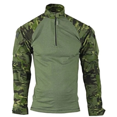 Camisa de combate táctica militar antiestática Traje de rana con 60% de nylon
