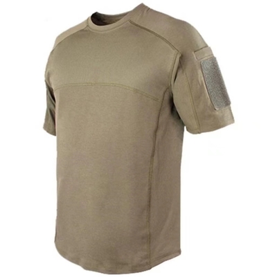 T-Shirt de combate de color personalizado de cuello antiestático para hombres