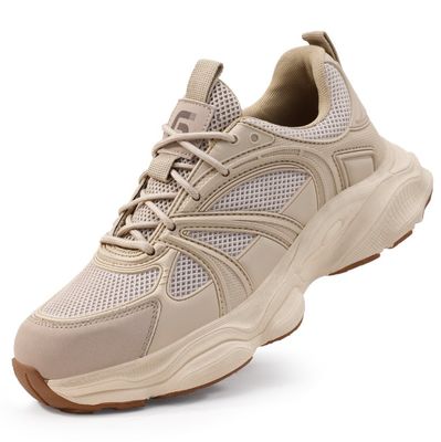 Zapatos de trabajo ligeros y respiratorios para hombres Antipunción y Anti-Rompe Zapatos de protección de suela suave Nuevo estilo de verano