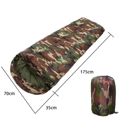 Camuflaje de la sola persona que acampa y que camina el relleno hueco del algodón del engranaje 200g
